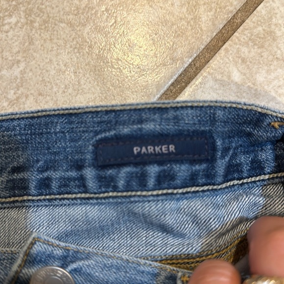 A Golde Parker Vintage Destroyed Denim Shorts 27 Revolve - Picture 4 of 11